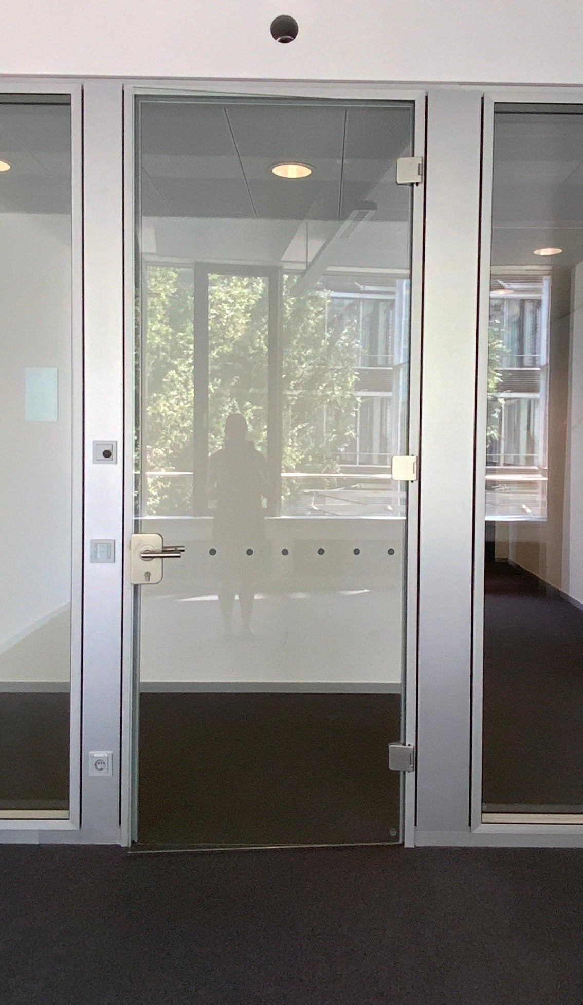 Lindner Systemtrennwand - Seitenmodul 130.5/238.5/377.5/184.5x2687x100mm