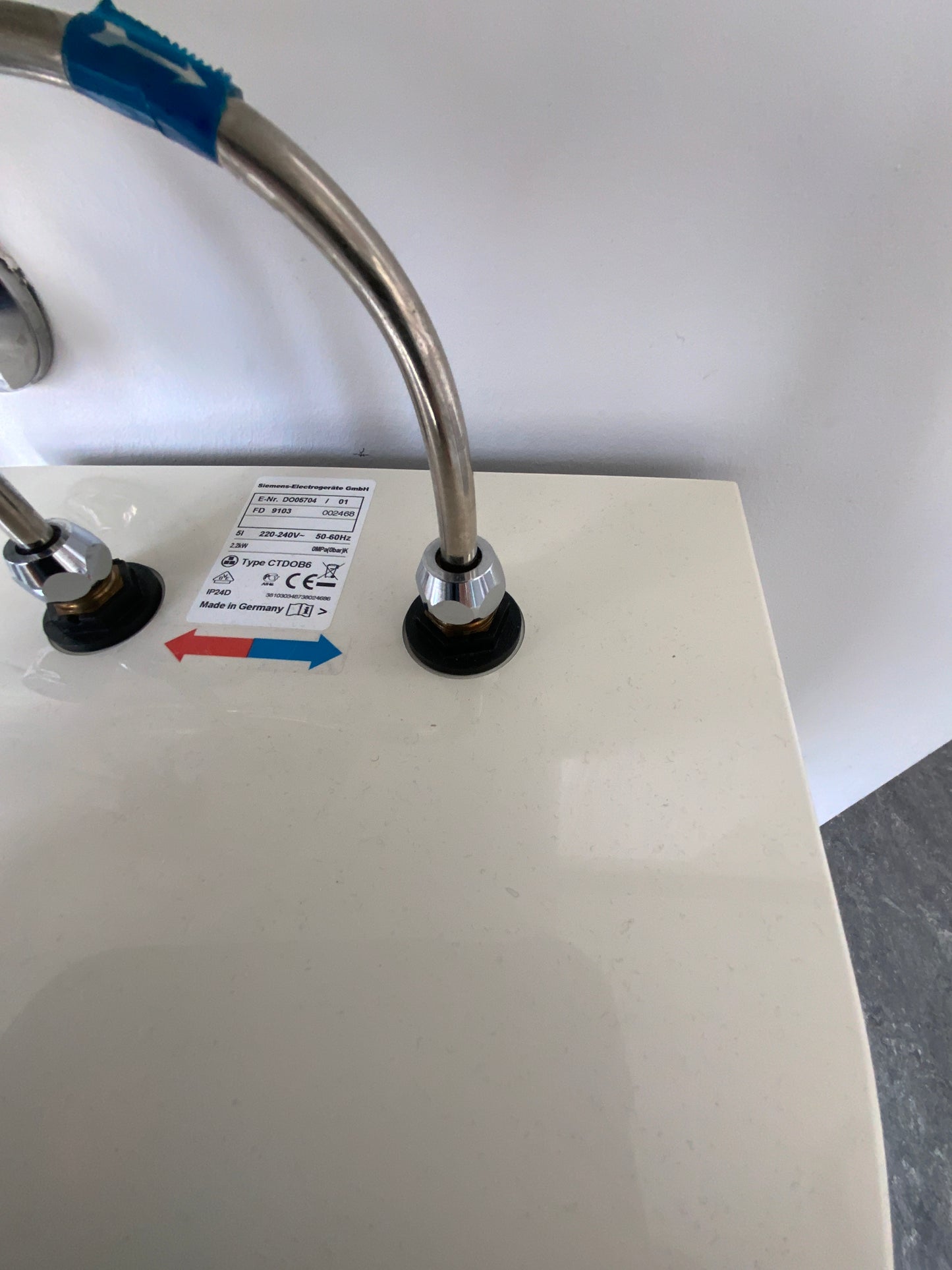 SIEMENS Untertischboiler - 25x38x23 cm