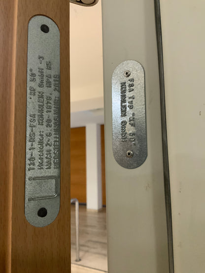 Brandschutztür Köhnlein T30-1-RS-FSA DIN L B91 H202