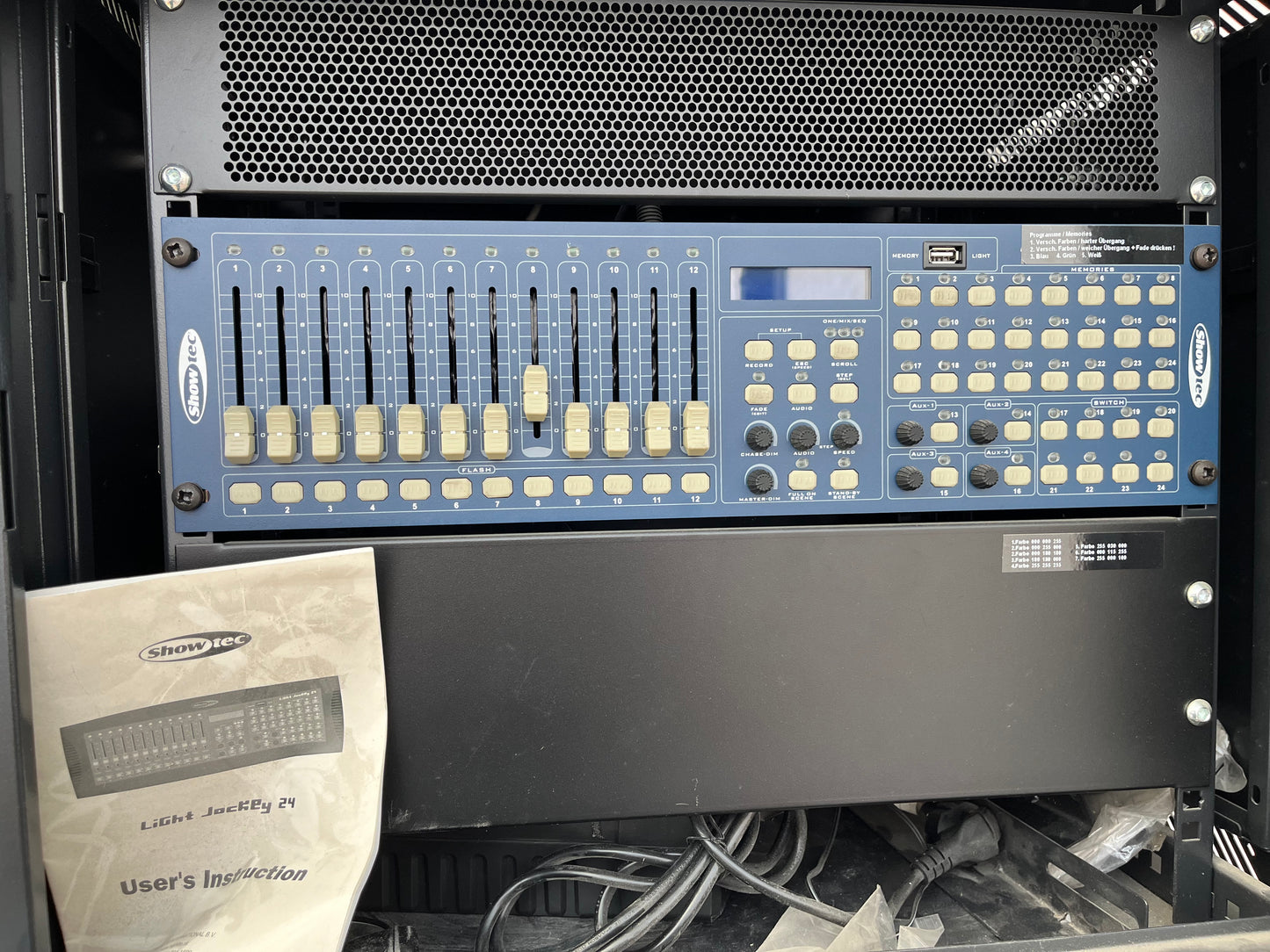 Fader Deck - Showtec Light Jockey 24