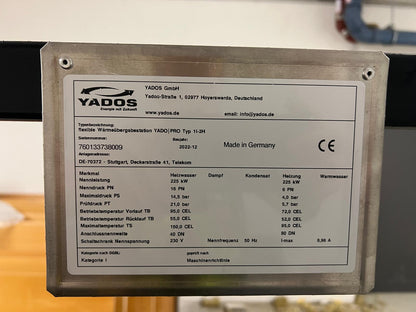 Fernwärme-Übergabestation 225 kW – YADOS YADO|PRO Typ 1-2H (NEU)