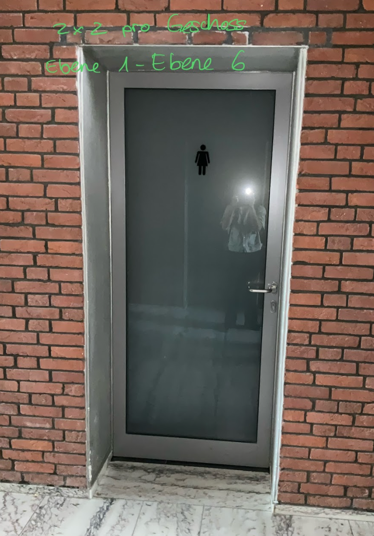 Brandschutztür Glas, T30-1 RS-FSA, Schüco ADS 80 FR 30, B1050 / H2220 (DIN L/R)