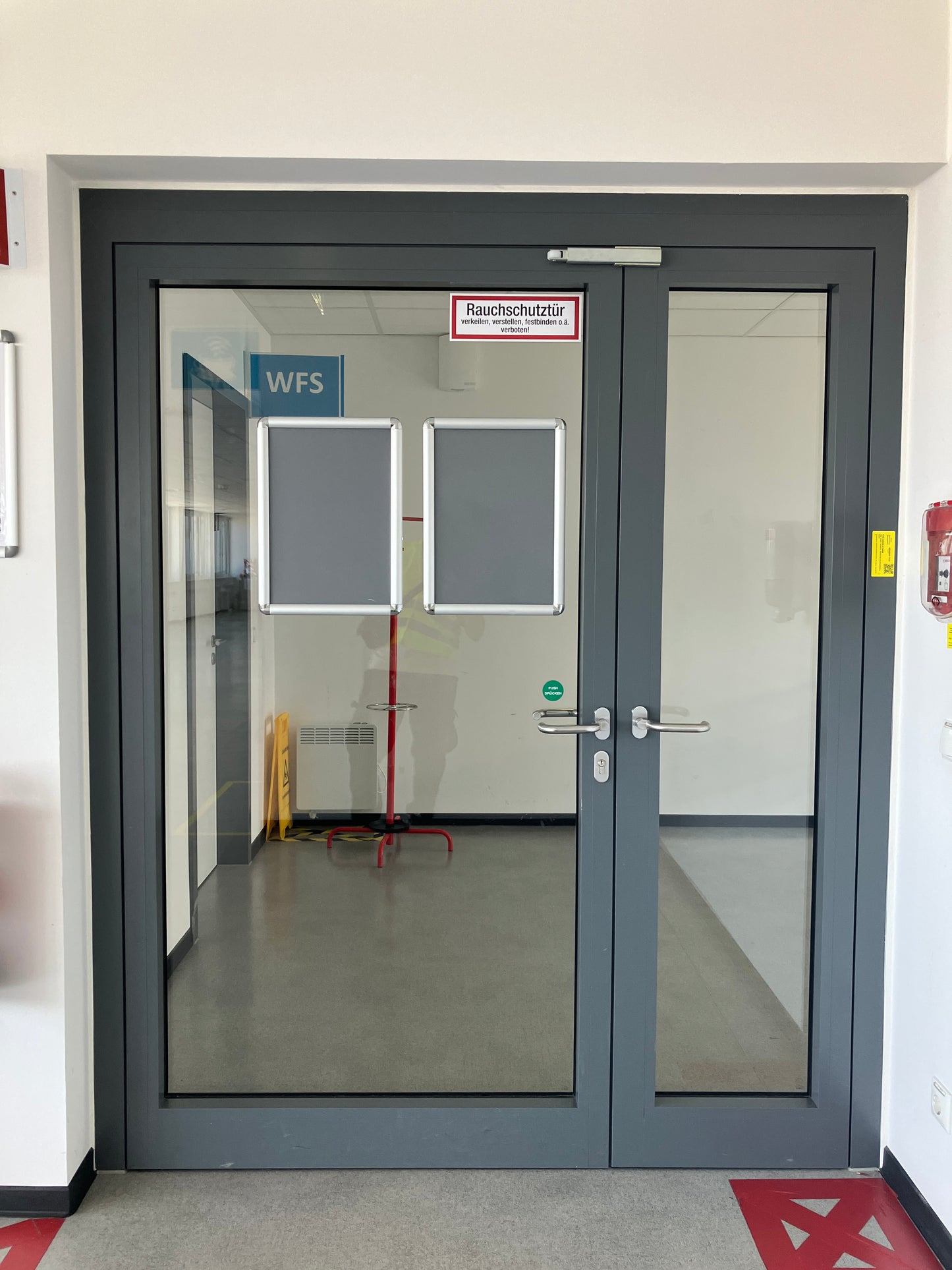 Brandschutztür T30-2-RS-FSA doppelflüglig 1820x2220x80 (Din R)