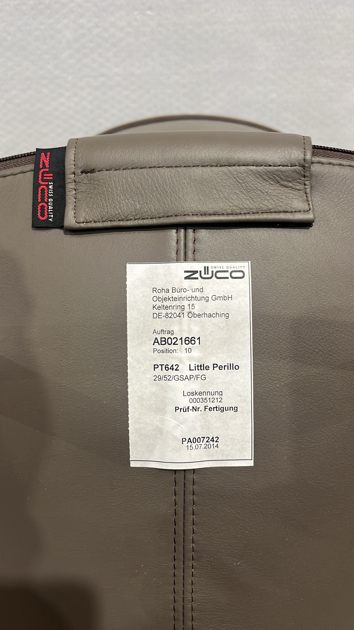 Kunstlederstuhl, Züco  Little Perillo PT642