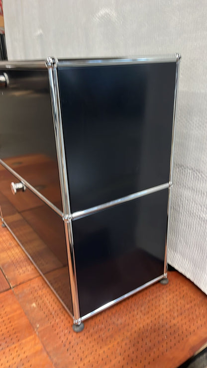 USM Haller Sideboard, Schwarz, Resopal-beschichtet, Softclose