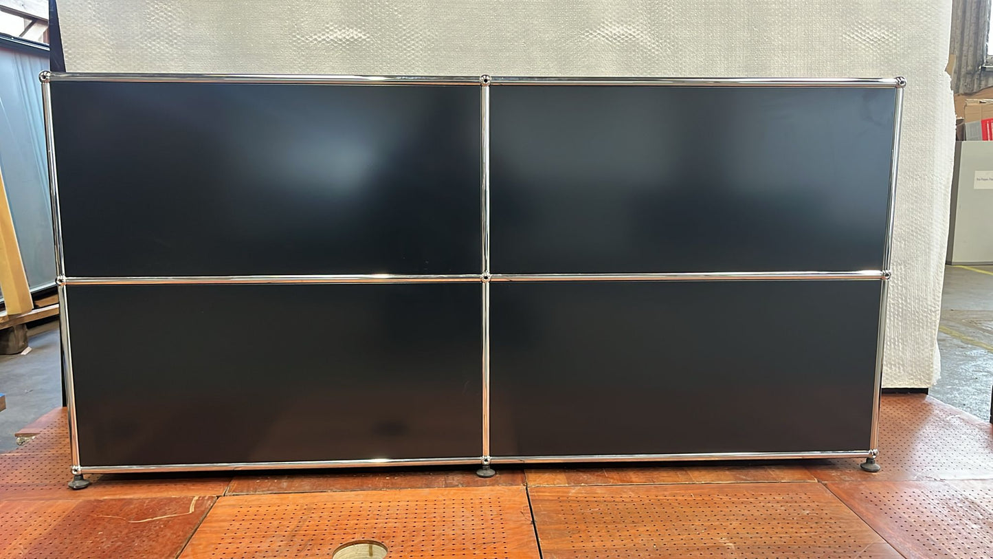 USM Haller Sideboard, Schwarz, Resopal-beschichtet, Softclose