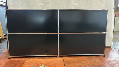 USM Haller Sideboard, Schwarz, Resopal-beschichtet, Softclose