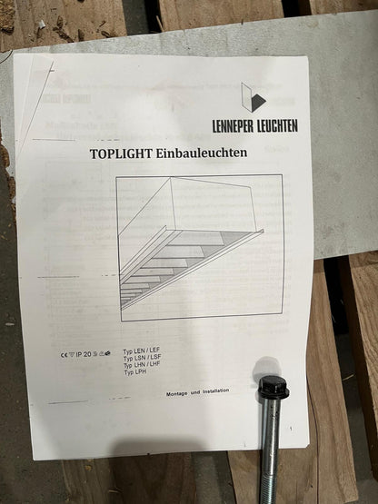 Universaleinbauleuchte lang, Lenneper, LED, TLS36, 200 x 1260 x 100
