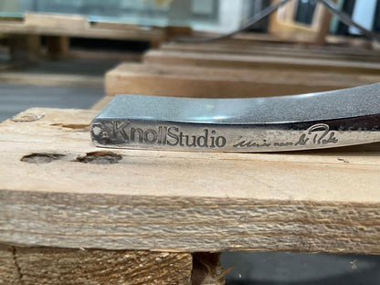 Knoll International, Barcelona Ledersessel, weiß/creme