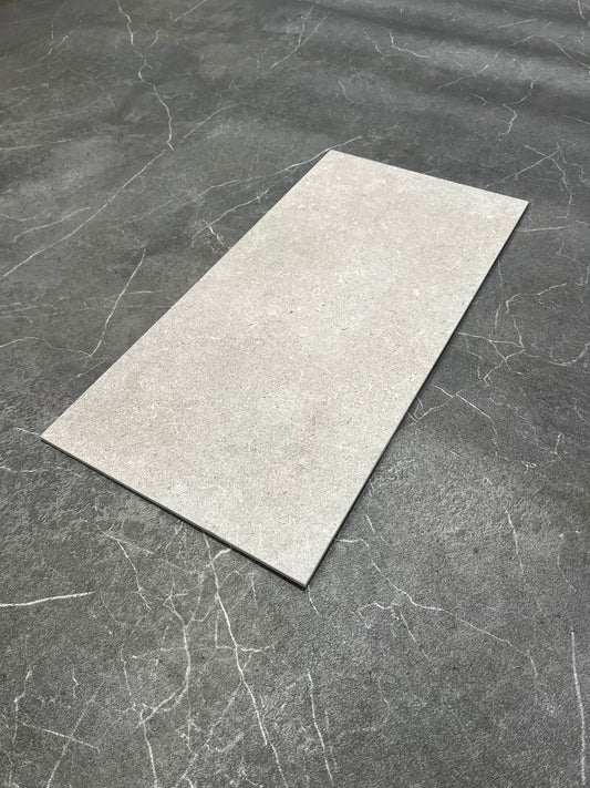 Porcelaingres Fliesen / Sockelfliesen, Farbe Shantung Greige, Silkstone, 300 x 600 x 6 mm (Neuware)