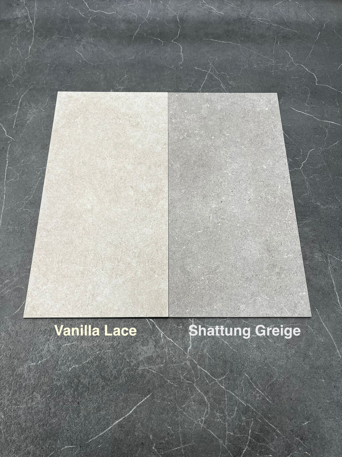 Porcelaingres Fliesen / Sockelfliesen, Farbe Shantung Greige, Silkstone, 300 x 600 x 6 mm (Neuware)