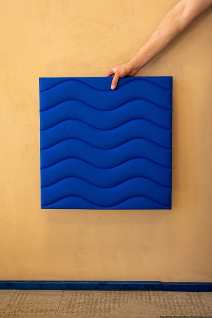 Akustikpaneel silentec colorPAD Modell: waves (magnetische Befestigung)