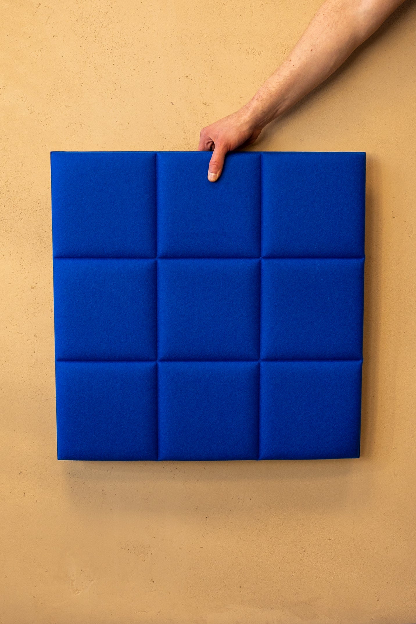 Akustikpaneel silentec colorPAD Modell: 9 squares (magnetische Befestigung)