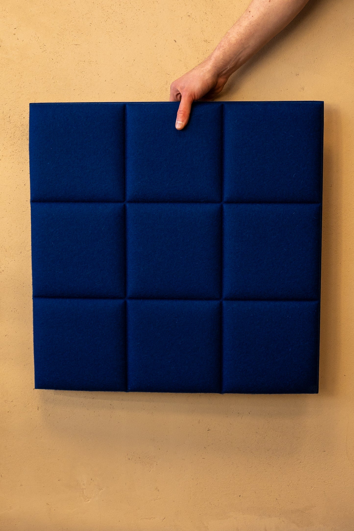 Akustikpaneel silentec colorPAD Modell: 9 squares (magnetische Befestigung)