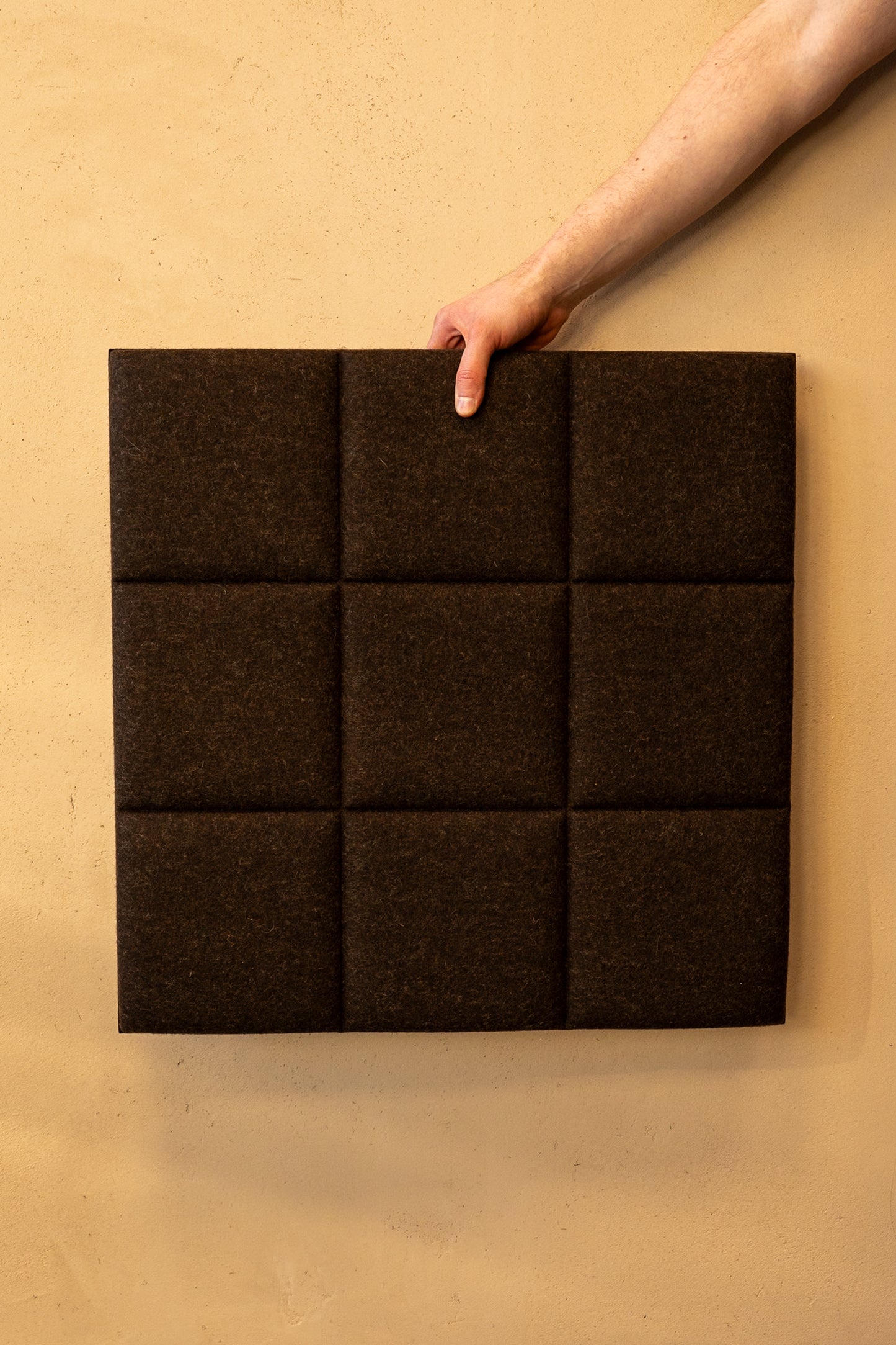 Akustikpaneel silentec colorPAD Modell: 9 squares (magnetische Befestigung)