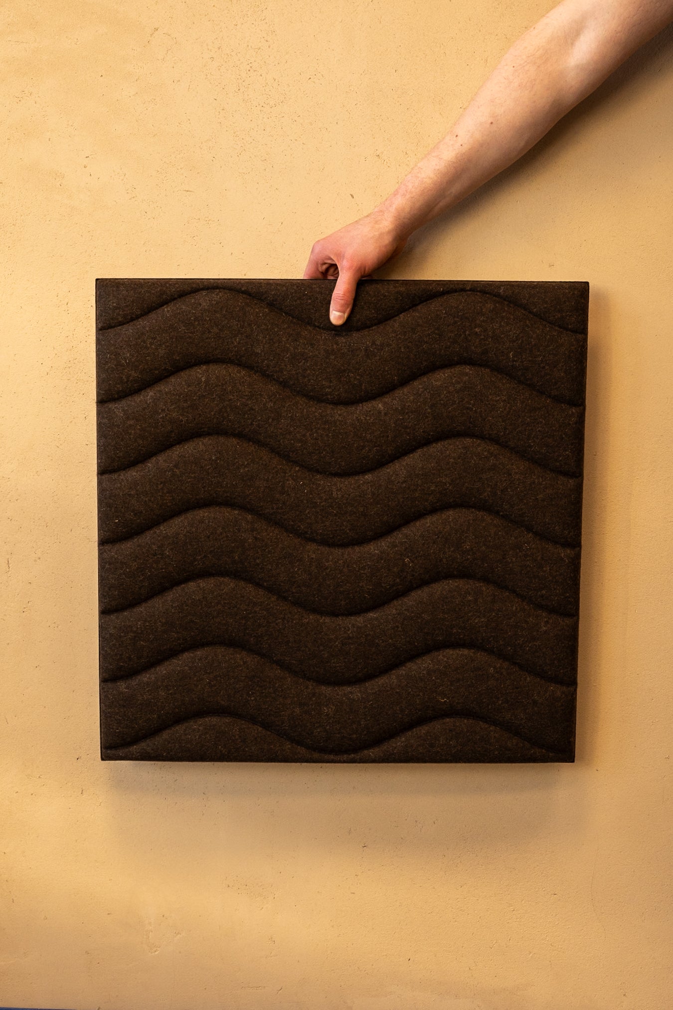 Akustikpaneel silentec colorPAD Modell: waves (magnetische Befestigung)