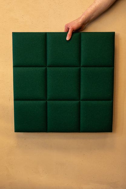 Akustikpaneel silentec colorPAD Modell: 9 squares (magnetische Befestigung)