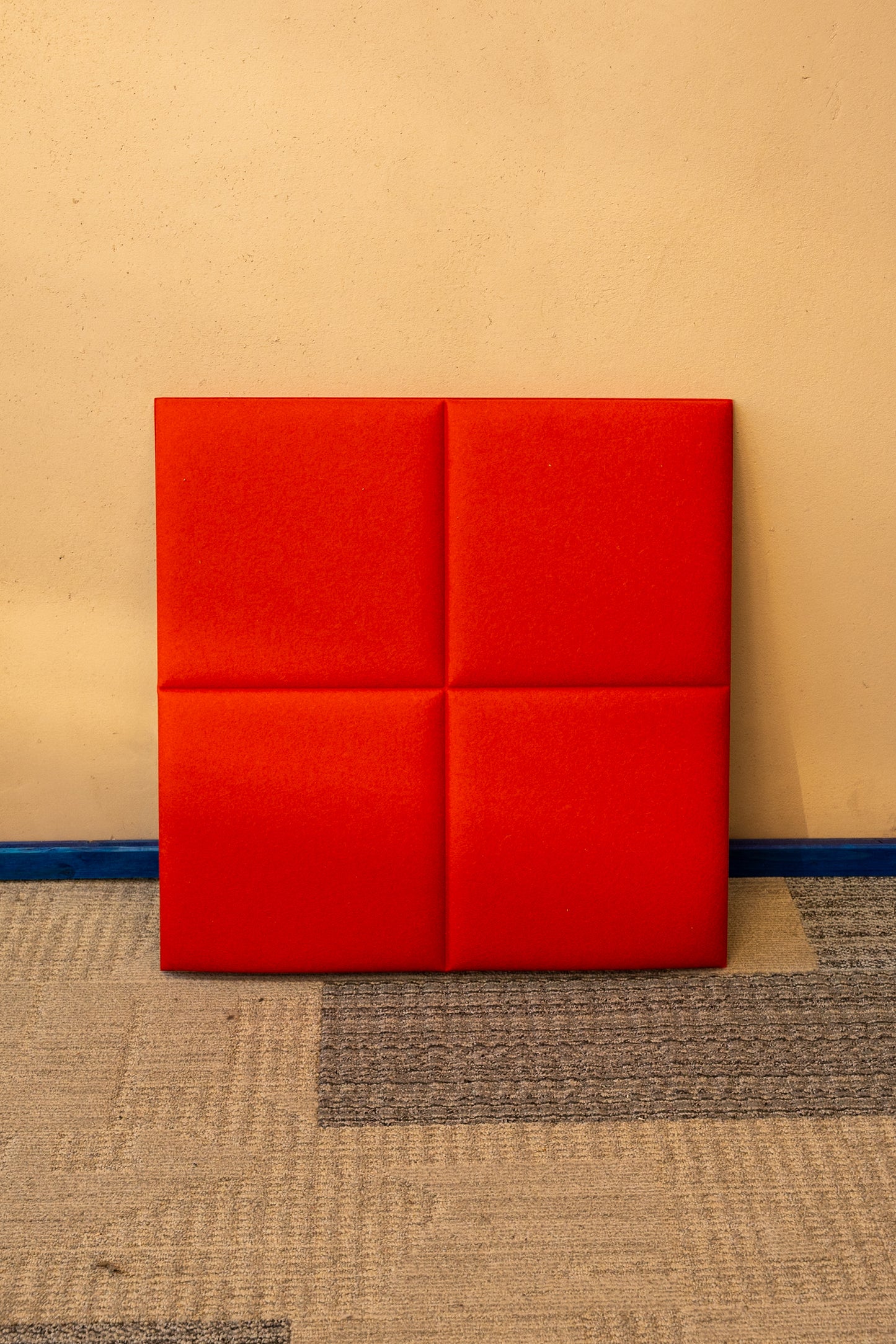 Akustikpaneel silentec colorPAD Modell: 4 squares (magnetische Befestigung)