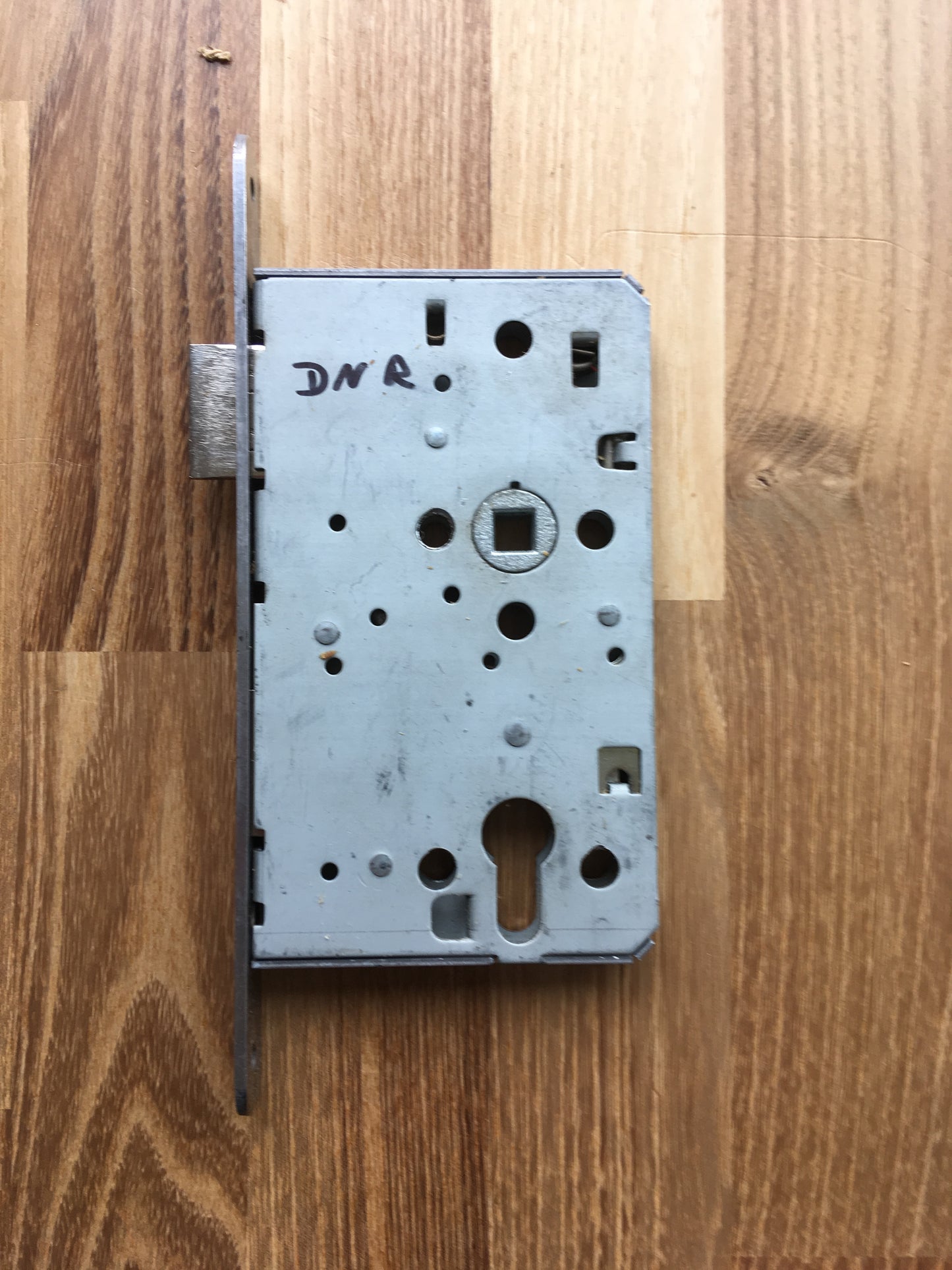Türschloss, innen  20 x 235, DIN Rechts / Links (jeweils 2x auf Lager), Drückerdorn 9 mm (Brandschutz)