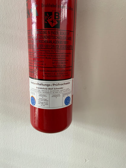 Feuerlöscher Göckler 255x570x115