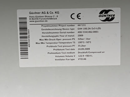 Axialverflüssiger Güntner GVH 100.2A